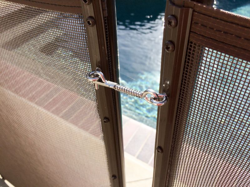 Mesh Pool Barrier Installation detail